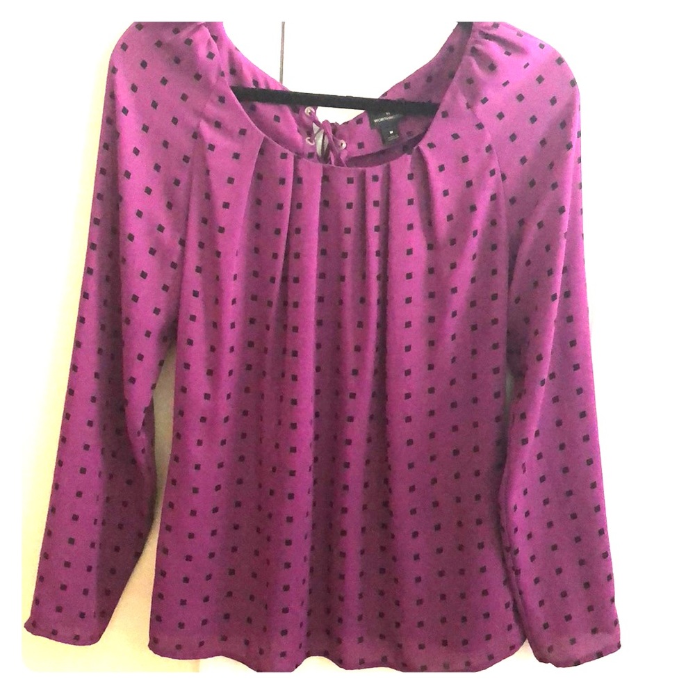 Worthington purple top M